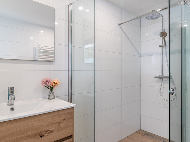 Douche in de villa